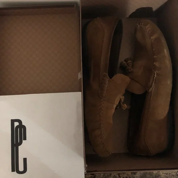 Gucci Moca Pelle S Gomma Suede Cudu Moccasin Loafers - Picture 10 of 10